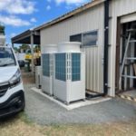 All Electrical Air Con with Car Beside — Electricians And Appliance Repair Experts In Mackay, QLD